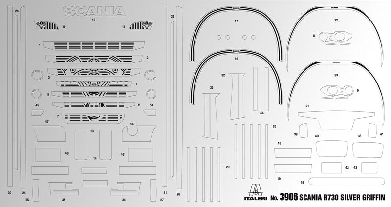 Italeri 1:24 Scania R730 V8 Streamline