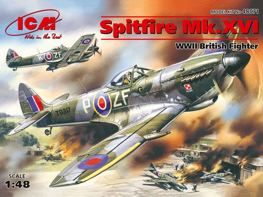 ICM 1:48 Spitfire Mk.XVI WWII British Fighter