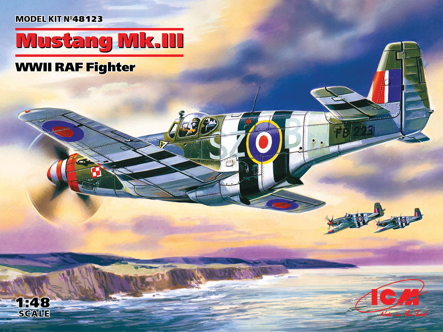 ICM 1:48 Mustang Mk.III WWII RAF Fighter