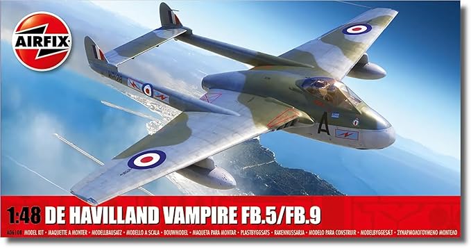 Airfix 1:48 De Havilland Vampire FB.5/FB.9