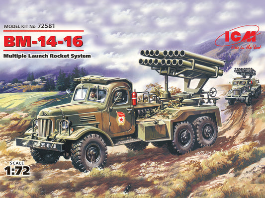 ICM 1:72 BM-14-16 Multiple Launch Rocket System