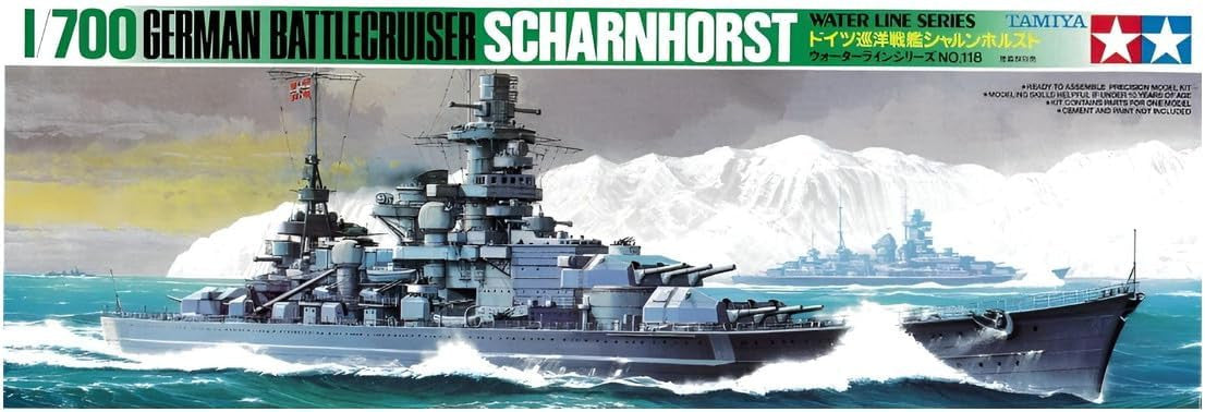 Tamiya 1:700 German Battlecruiser Scharnhorst
