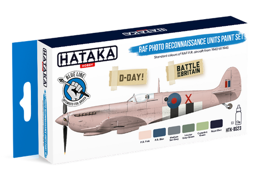 Hataka (blue line) RAF Photo Reconaissance Units Paint Set