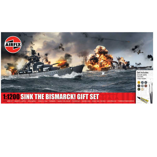 Airfix 1:1200 Sink the Bismarck Gift Set