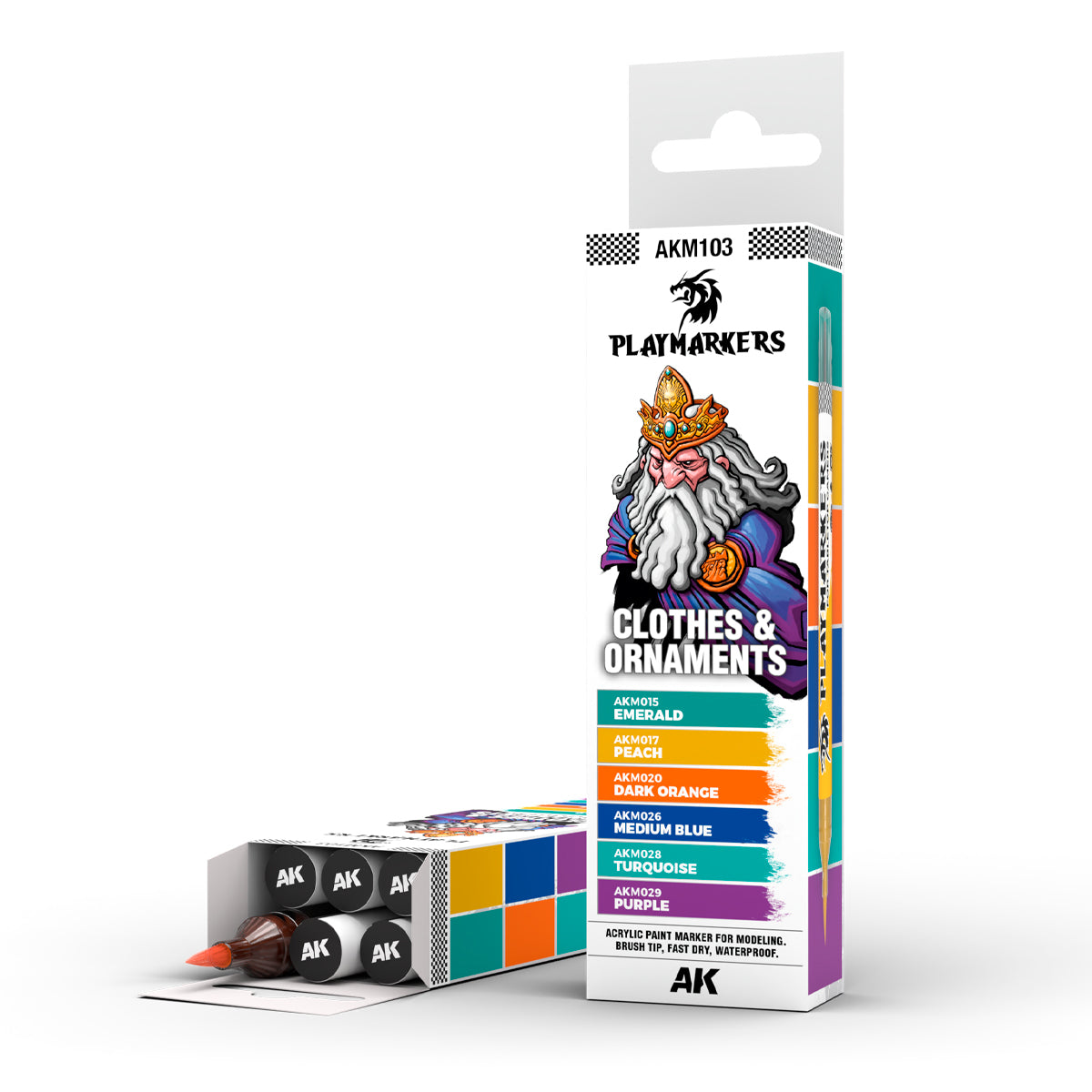 AK Interactive Playmarkers Set 'Clothes & Ornaments'