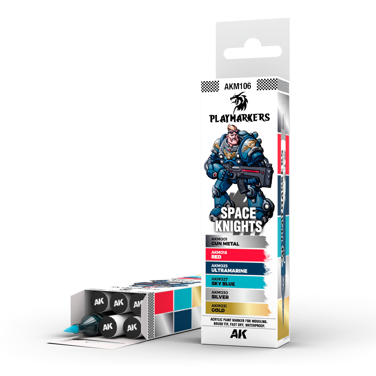 AK Interactive Playmarkers Set 'Spaces Knights'