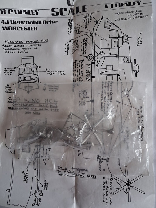 C Scale 1:72 Conversion kit for Sea King HC4