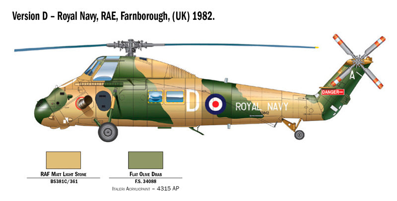 Italeri 1:48 Wessex UH.5 Model Kit
