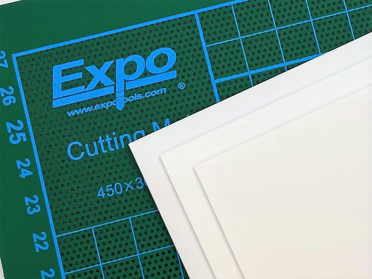 Expo 0.25mm (10 Thou) White Sheet