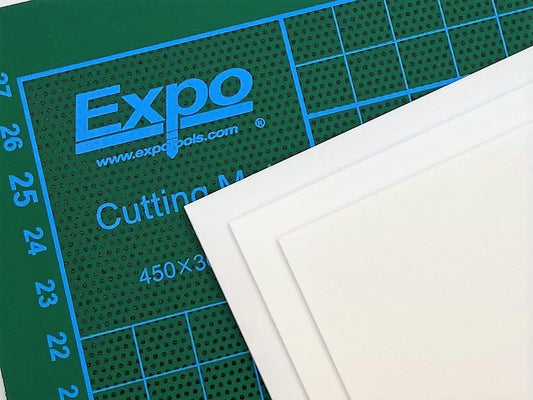 Expo 0.25mm (10 Thou) White Sheet