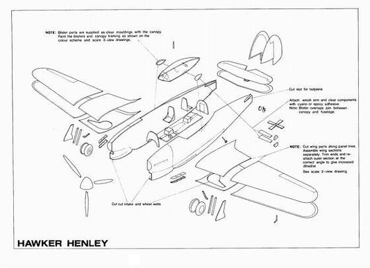 Formaplane 1:72 Hawker Henley TII (1979)