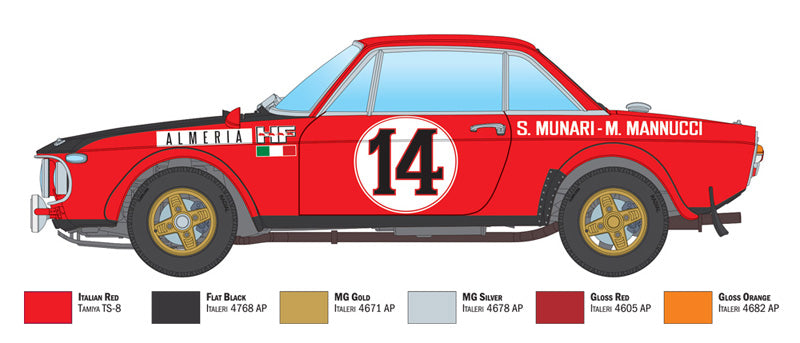 Italeri 1:24 Lancia Fulvia HF