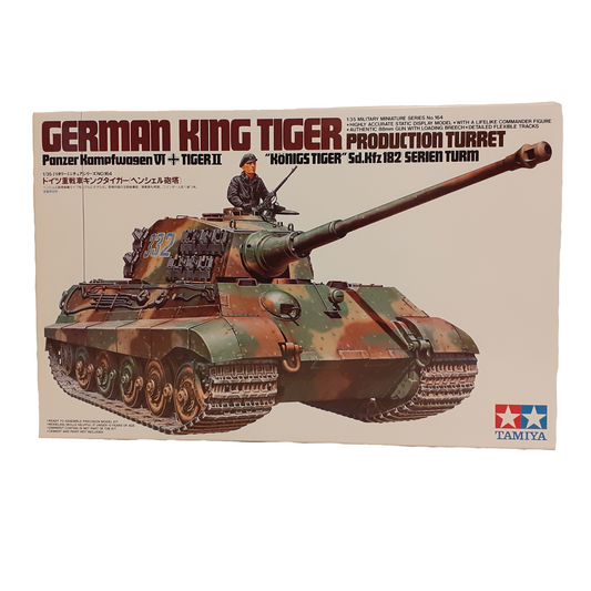 German King Tiger Production Turret 1/35 Tamiya Plastic Model Kit In Box