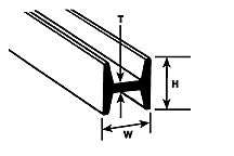 Plastruct HFS-2 H Column