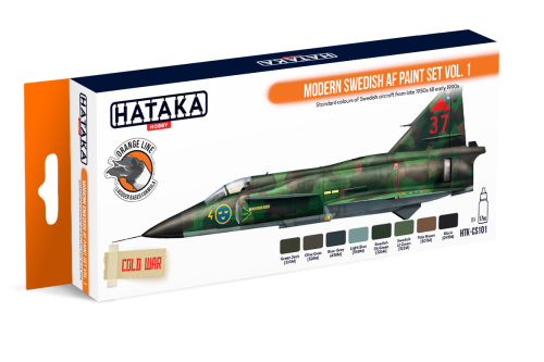 Hataka Orange Line Modern Swedish AF Paint Set 1