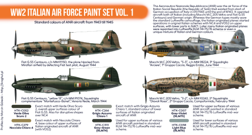 Hataka Orange Line WW2 Italian Airforce