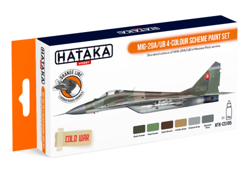 Hataka Orange Line MIG 29A UB 4 Colour Scheme