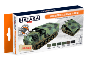 Hataka Orange Line Modern Finnish Army AFV Paint Set