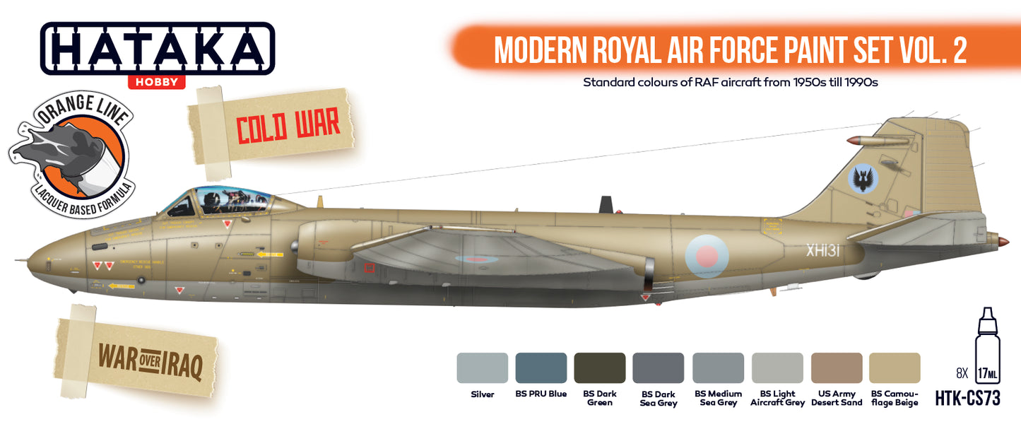 Hataka (orange line) Modern Royal Air Force Paint Set Vol 2