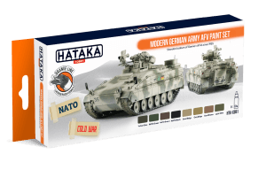 Hataka Orange Line Modern German Army AFV Paint Set