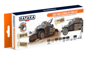 Hataka Orange Line Early WWII German AFV Paint Set