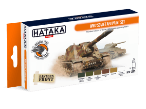 Hataka Orange Line WWII Soviet AFV Paint Set