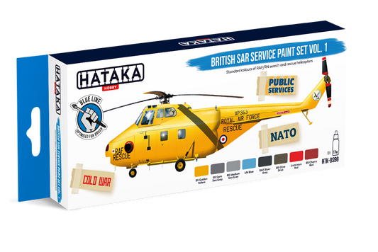 Hataka (blue line) British SAR Service Paint Set Vol.1