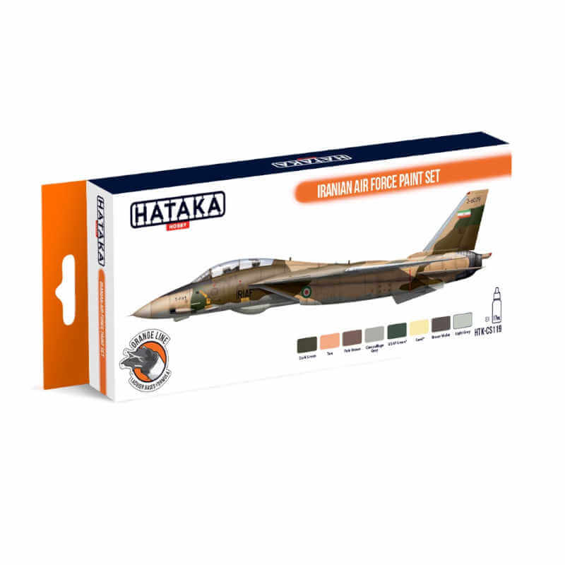 Hataka Orange Line Iranian Air Force Paint Set