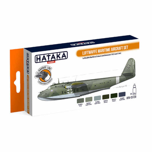 Hataka Orange Line Luftwaffe Maritime Paint Set