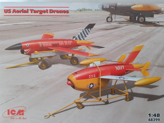 ICM 1:48 US Aerial Target Drones Model Kit