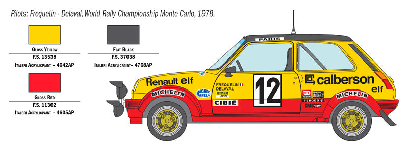 Italeri 1:24 Renault R5 Alpine Rally