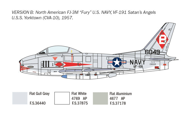 Italeri 1:48 North American FJ-2/3 Fury