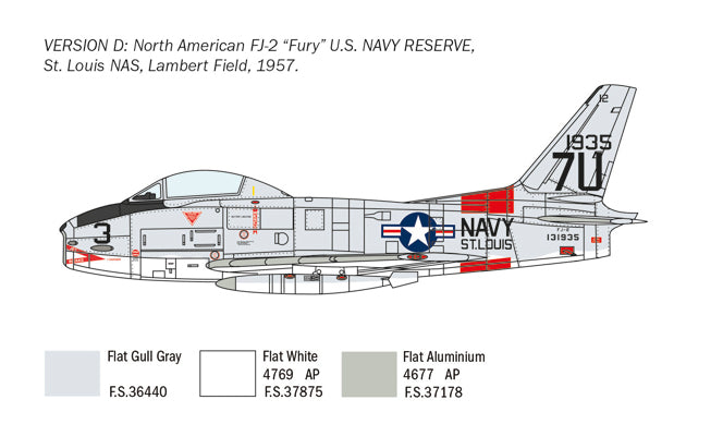 Italeri 1:48 North American FJ-2/3 Fury