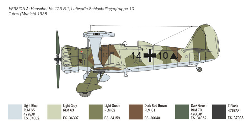 Italeri 1:48 Henschel Hs 123