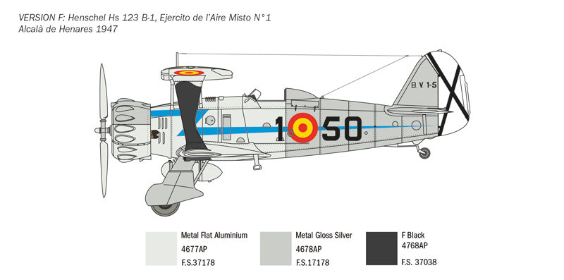 Italeri 1:48 Henschel Hs 123