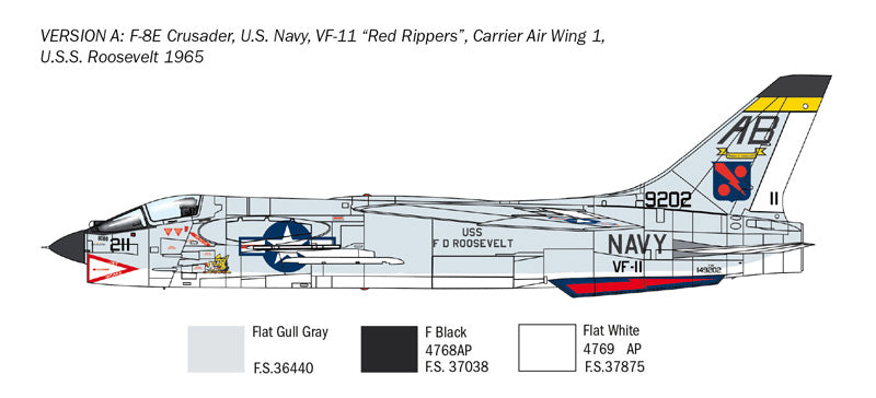 Italeri 1:72 F-8E Crusader