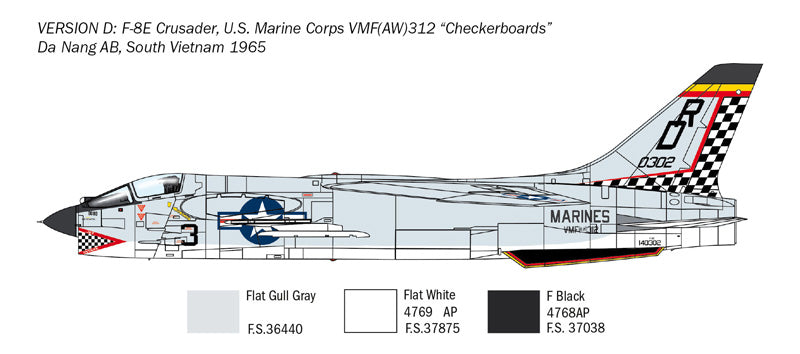 Italeri 1:72 F-8E Crusader