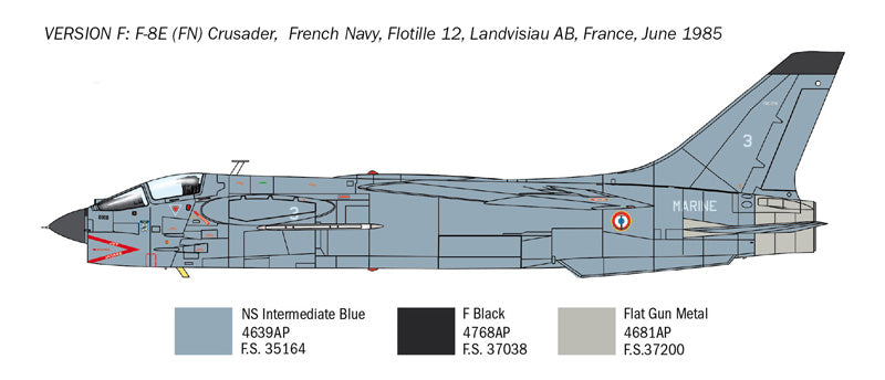 Italeri 1:72 F-8E Crusader