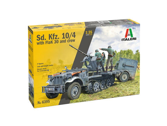 Italeri 1/35 d. Kfz. 10/4 With flak 30 and Crew Model Kit