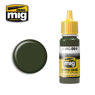 Ammo Mig Acrylic Colour Olivgrun 17ml