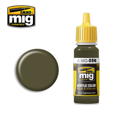 Ammo Mig Acrylic Paint green Khaki 17ml