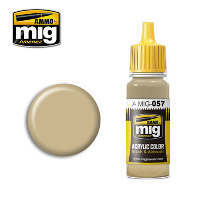 Ammo Mig Acrylic Paint Yellow Grey 17ml