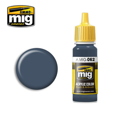 Ammo Mig Acrylic Paint French Blue 17ml