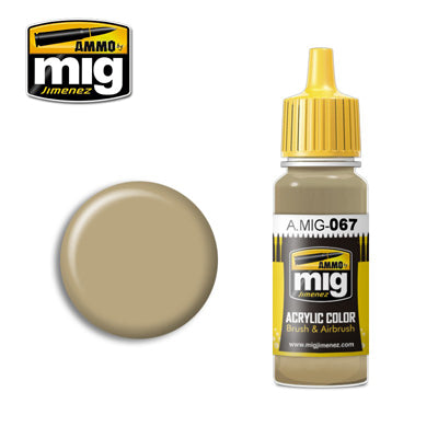 Ammo Mig Acrylic Paint Light Sand Grey 17ml
