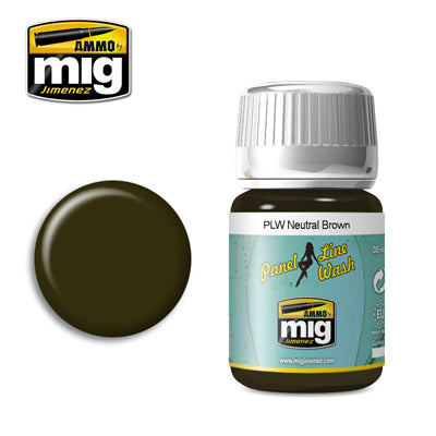Ammo Panel Line Wash Neutral Brown