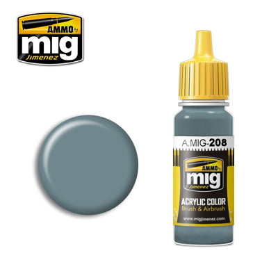 Ammo Mig Acrylic Paint Dark Compass Ghost Gray 17ml
