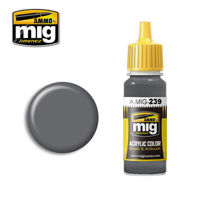 Ammo Mig Acrylic Paint Neutral Grey 17ml