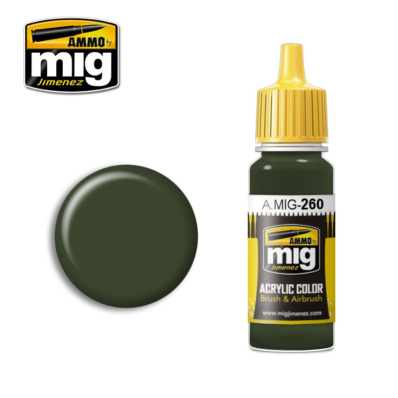Ammo Mig Acrylic Paint IJA Kawasaki Green 17ml