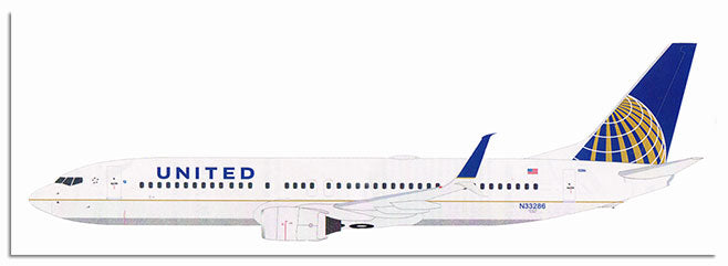 Welsh Models 1:72 United Airlines 737-800 (Vacform)