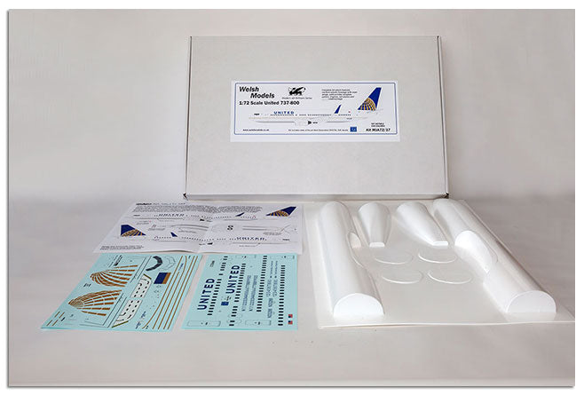 Welsh Models 1:72 United Airlines 737-800 (Vacform)